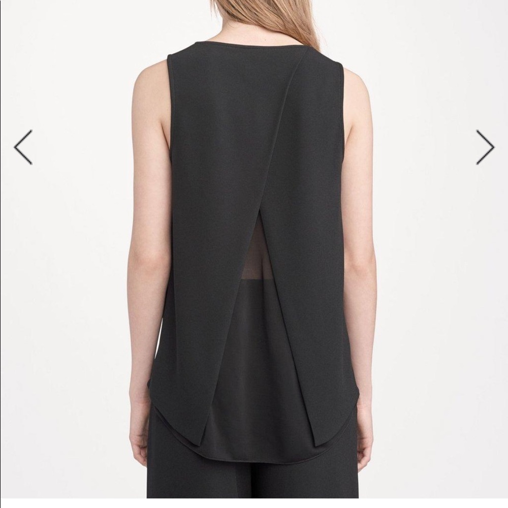 Rag & Bone Harper Top With Sheer Back Piece